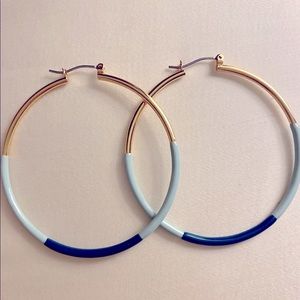 J. Crew hoop earrings